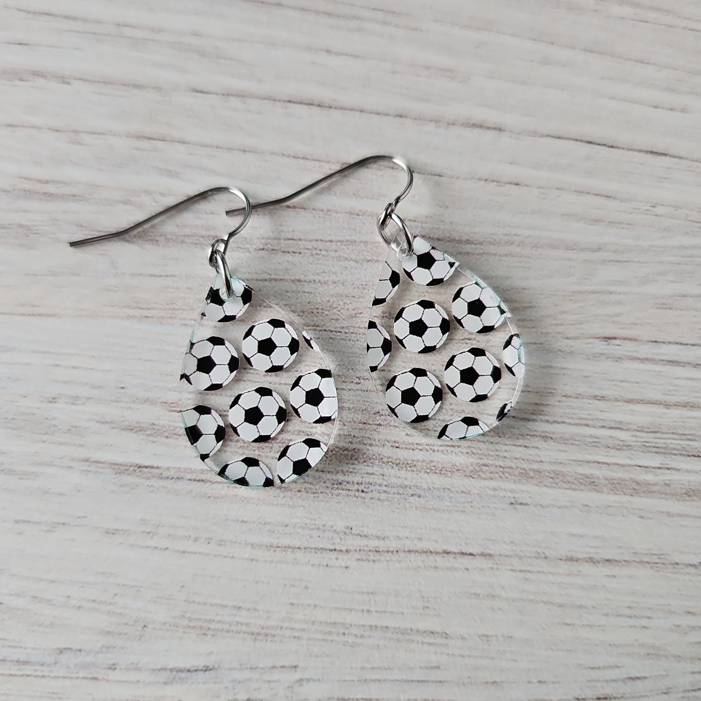 Soccer Print Earrings (8 styles)