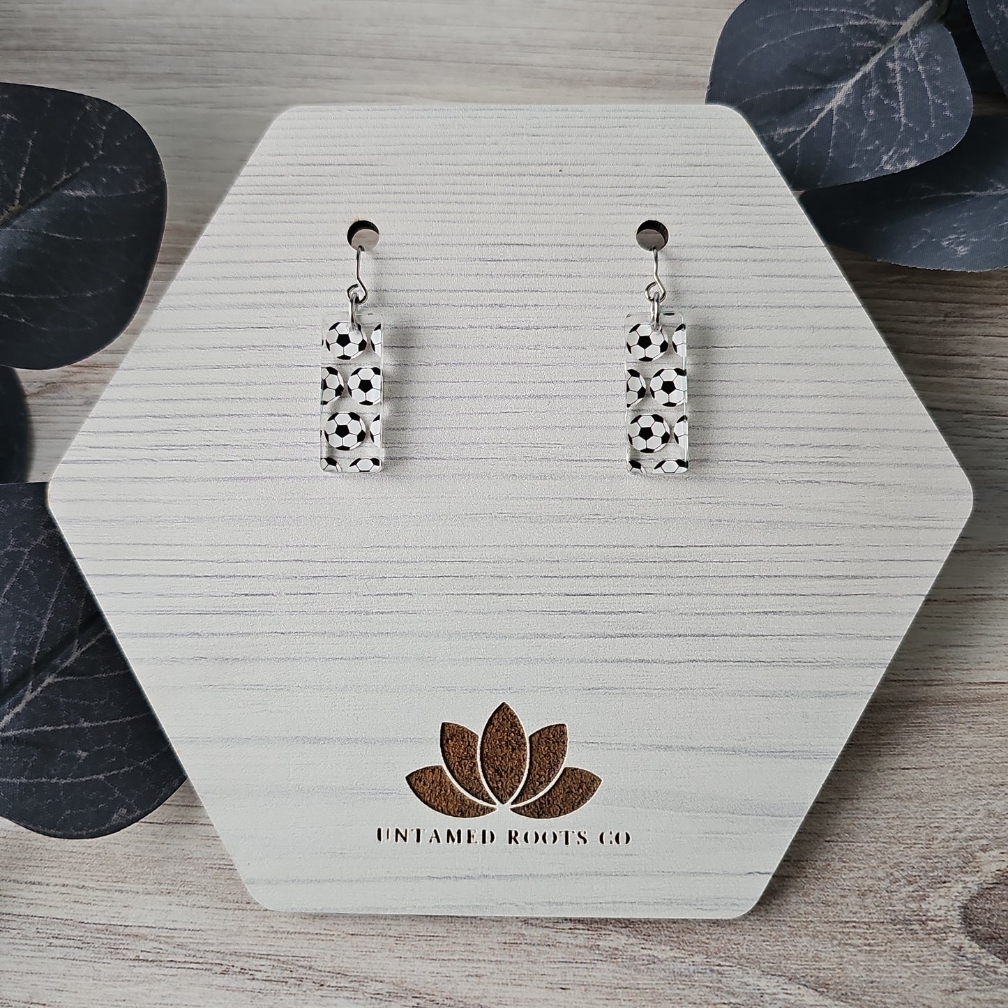 Soccer Print Earrings (8 styles)