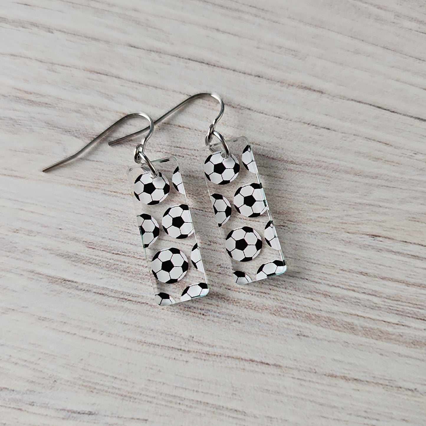 Soccer Print Earrings (8 styles)