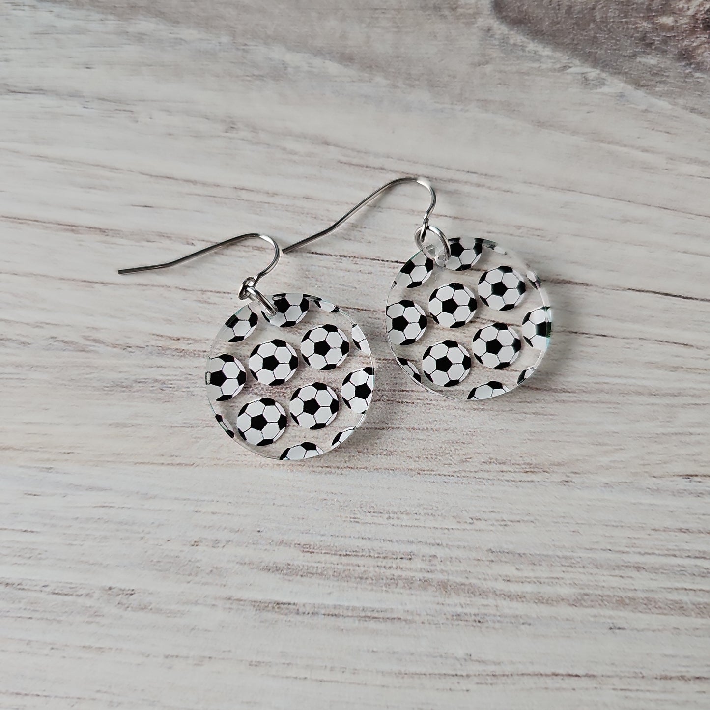 Soccer Print Earrings (8 styles)