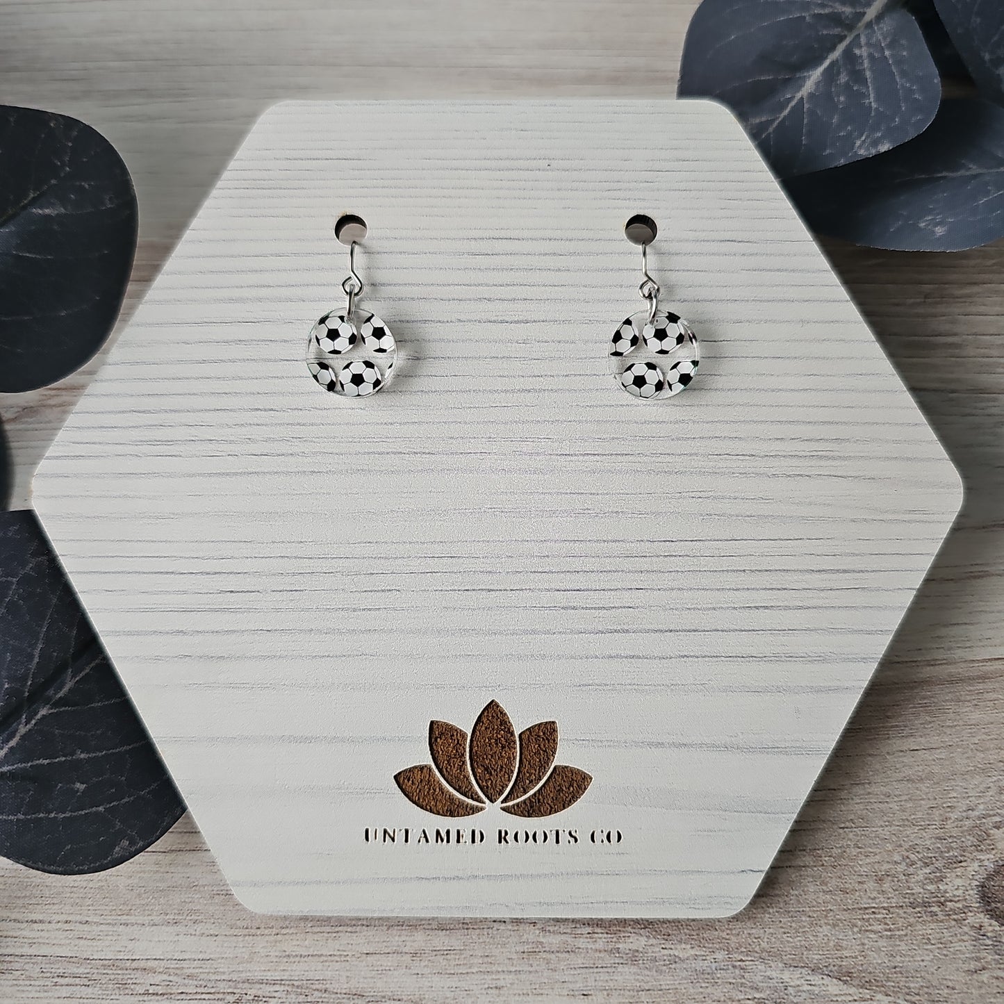 Soccer Print Earrings (8 styles)