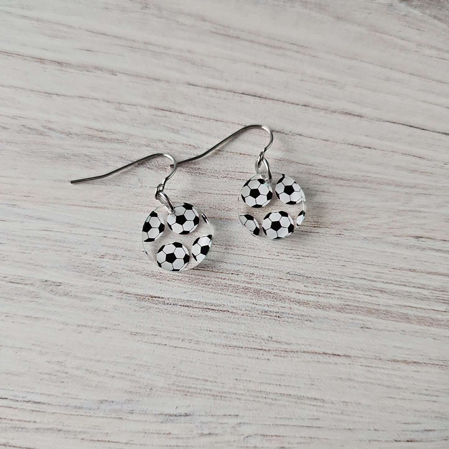 Soccer Print Earrings (8 styles)