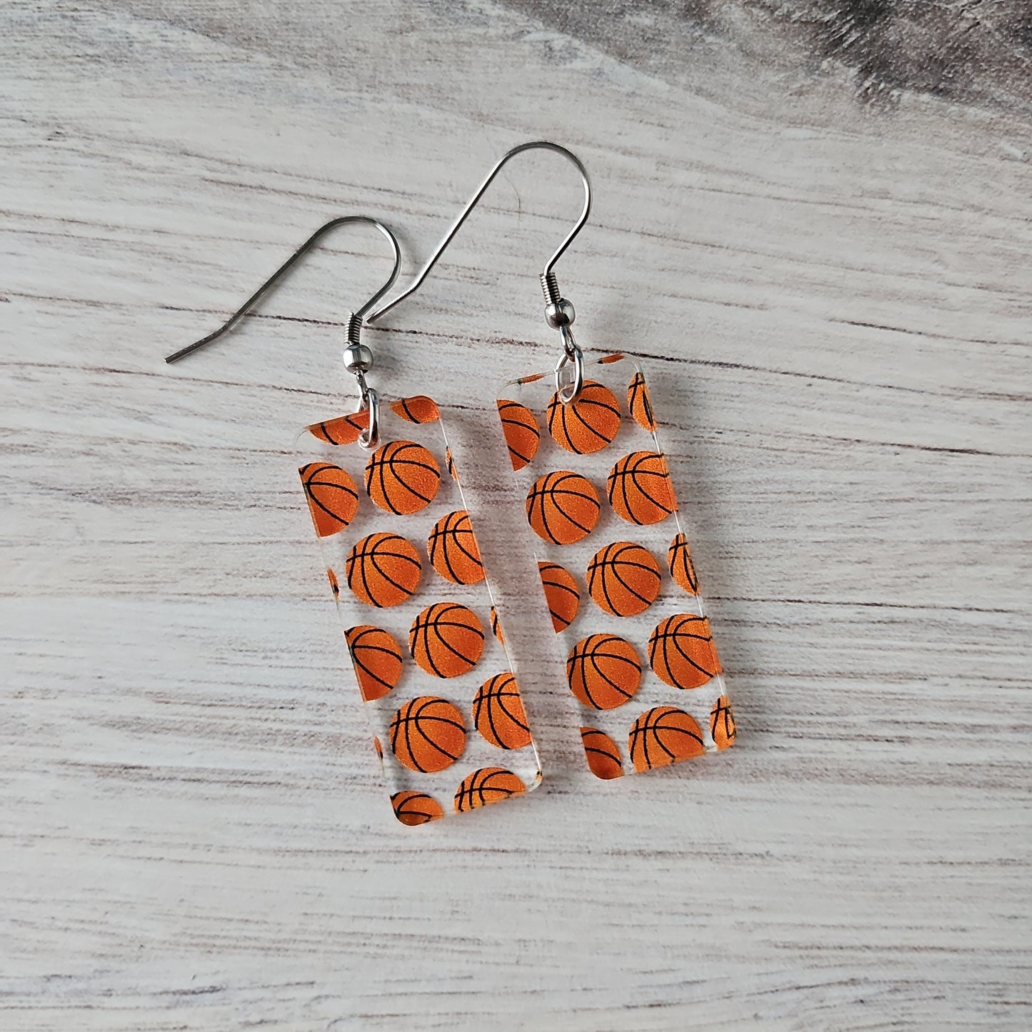 Basketball Print Earrings (8 styles)