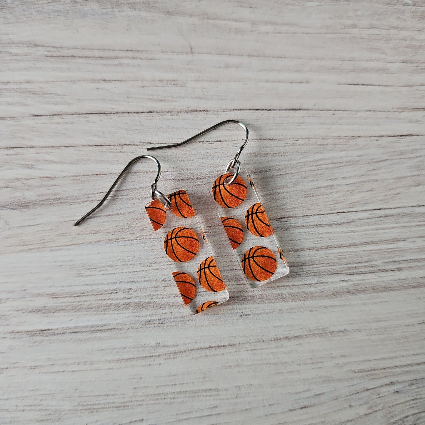 Basketball Print Earrings (8 styles)