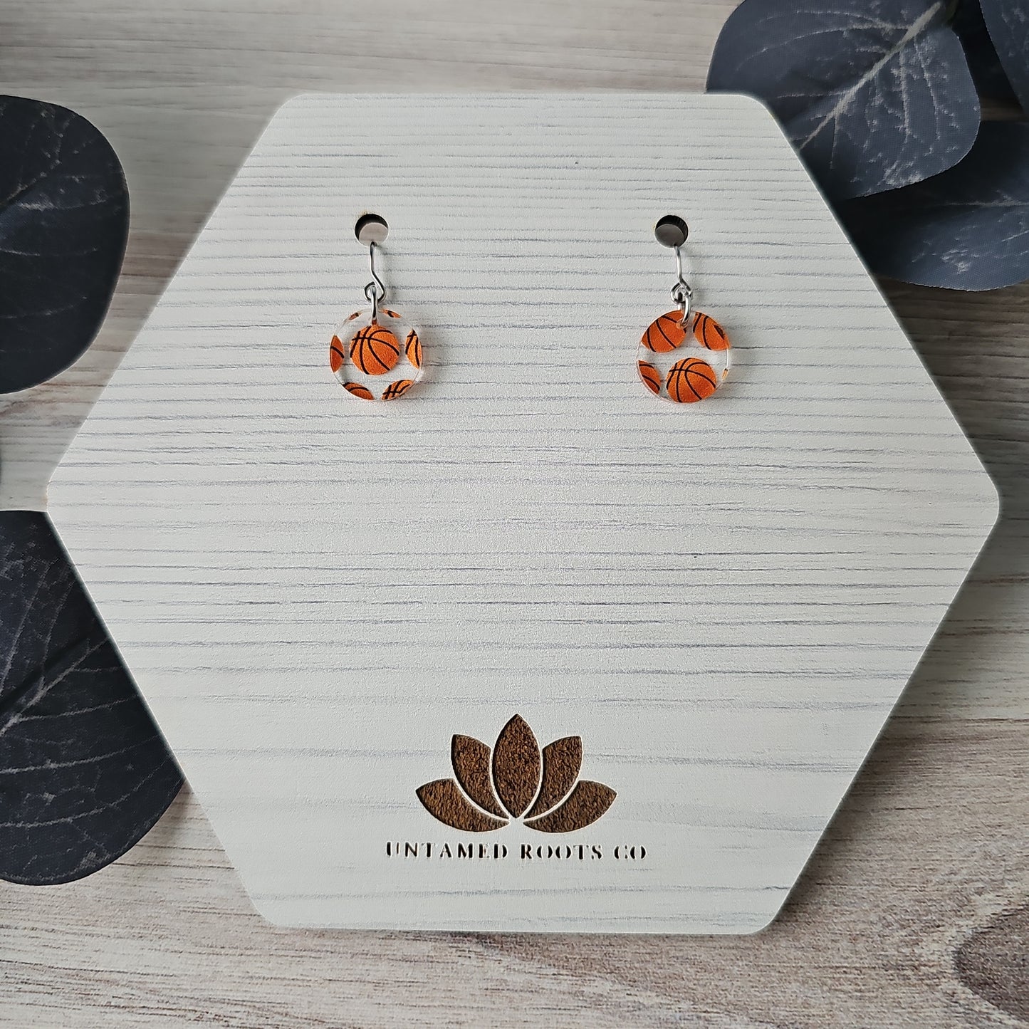 Basketball Print Earrings (8 styles)