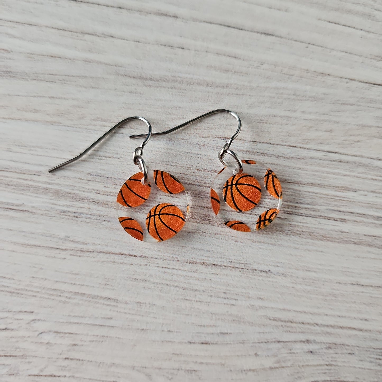 Basketball Print Earrings (8 styles)