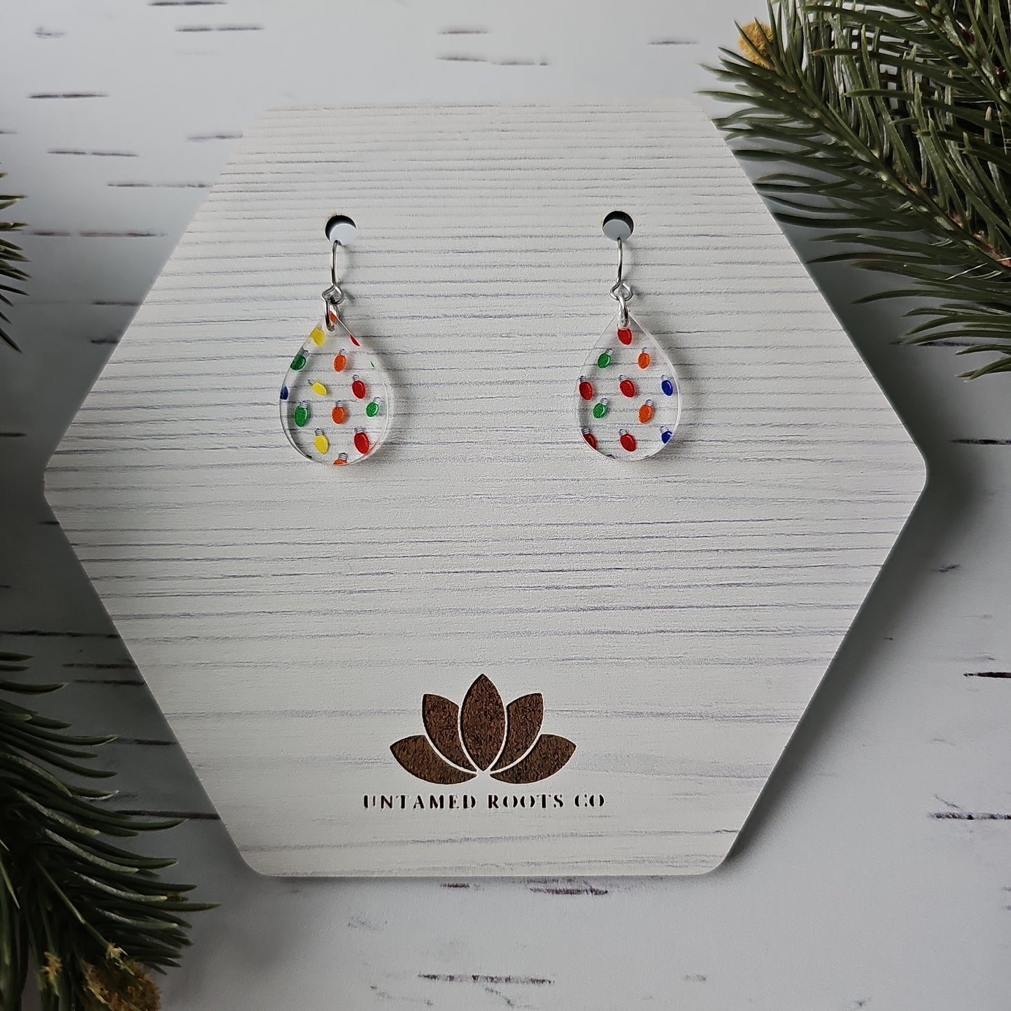 Christmas Tree Light Earrings (8 styles)