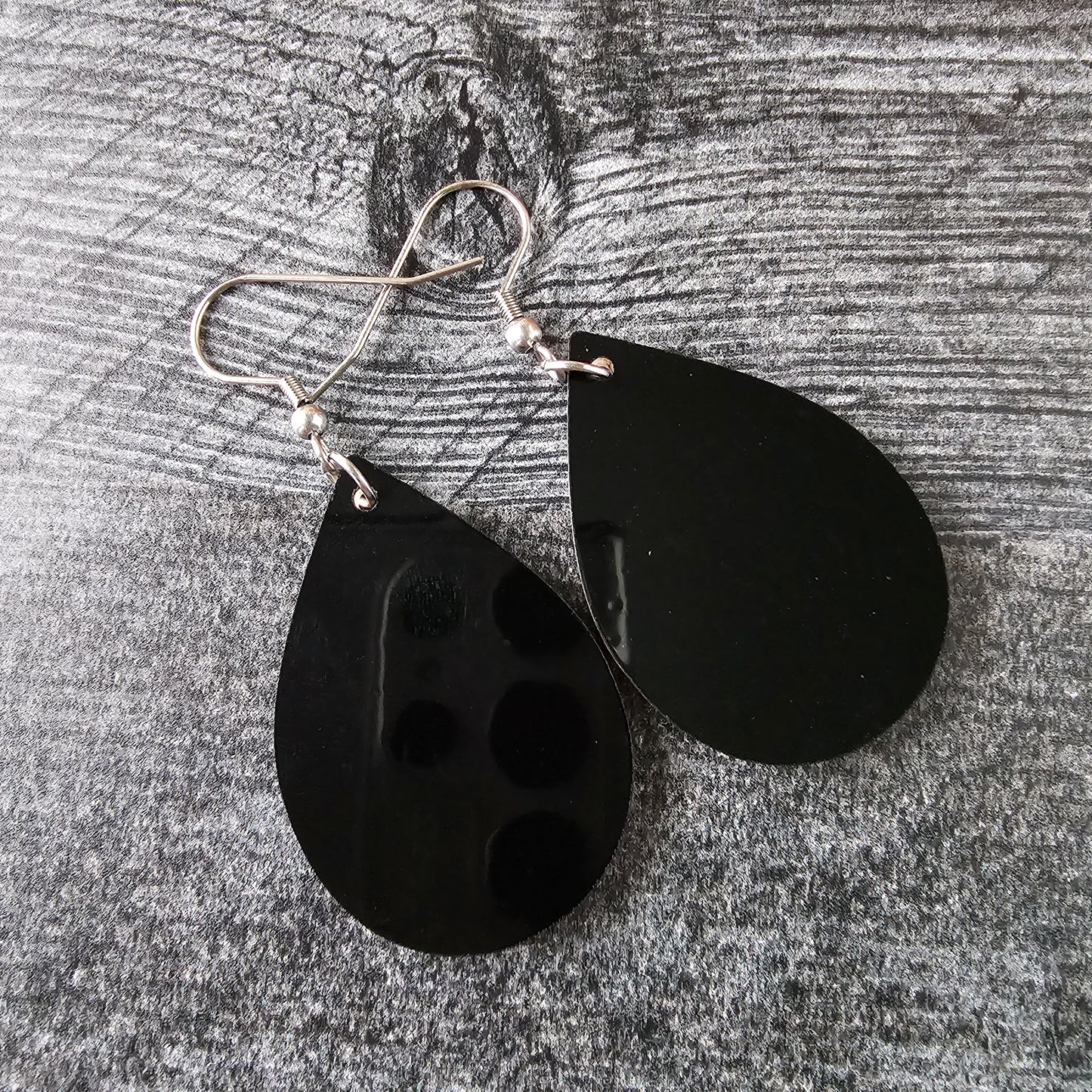 Black & Orange Chunky Glitter Earrings (8 styles)