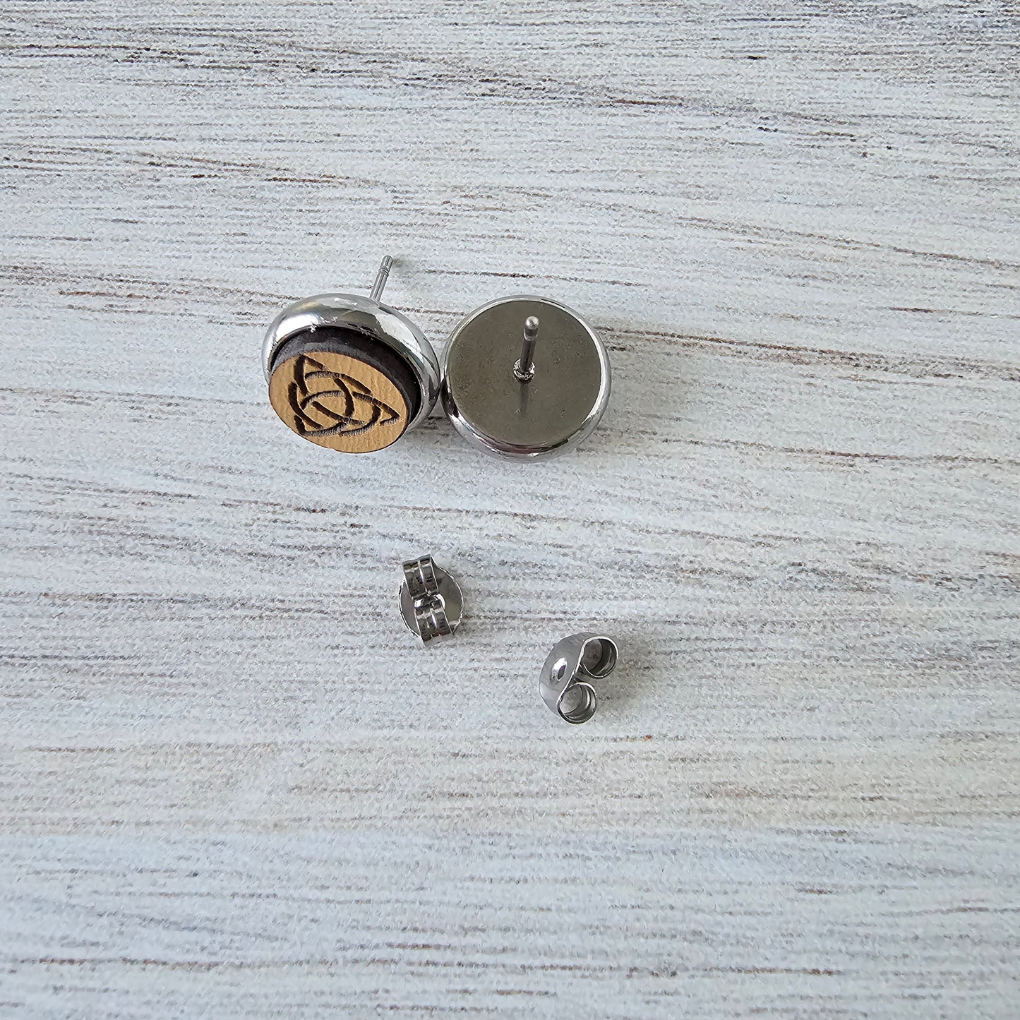 Trinity Knot Stud Earrings