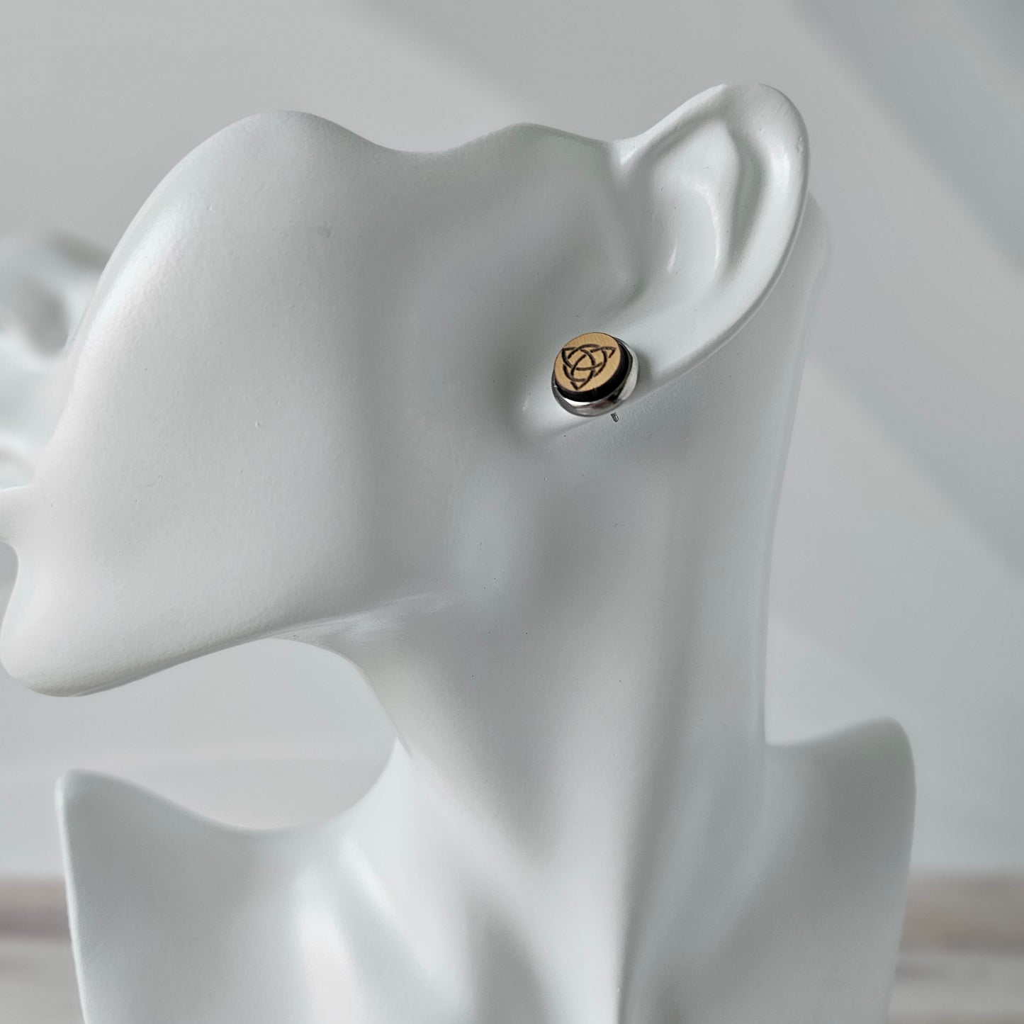 Trinity Knot Stud Earrings