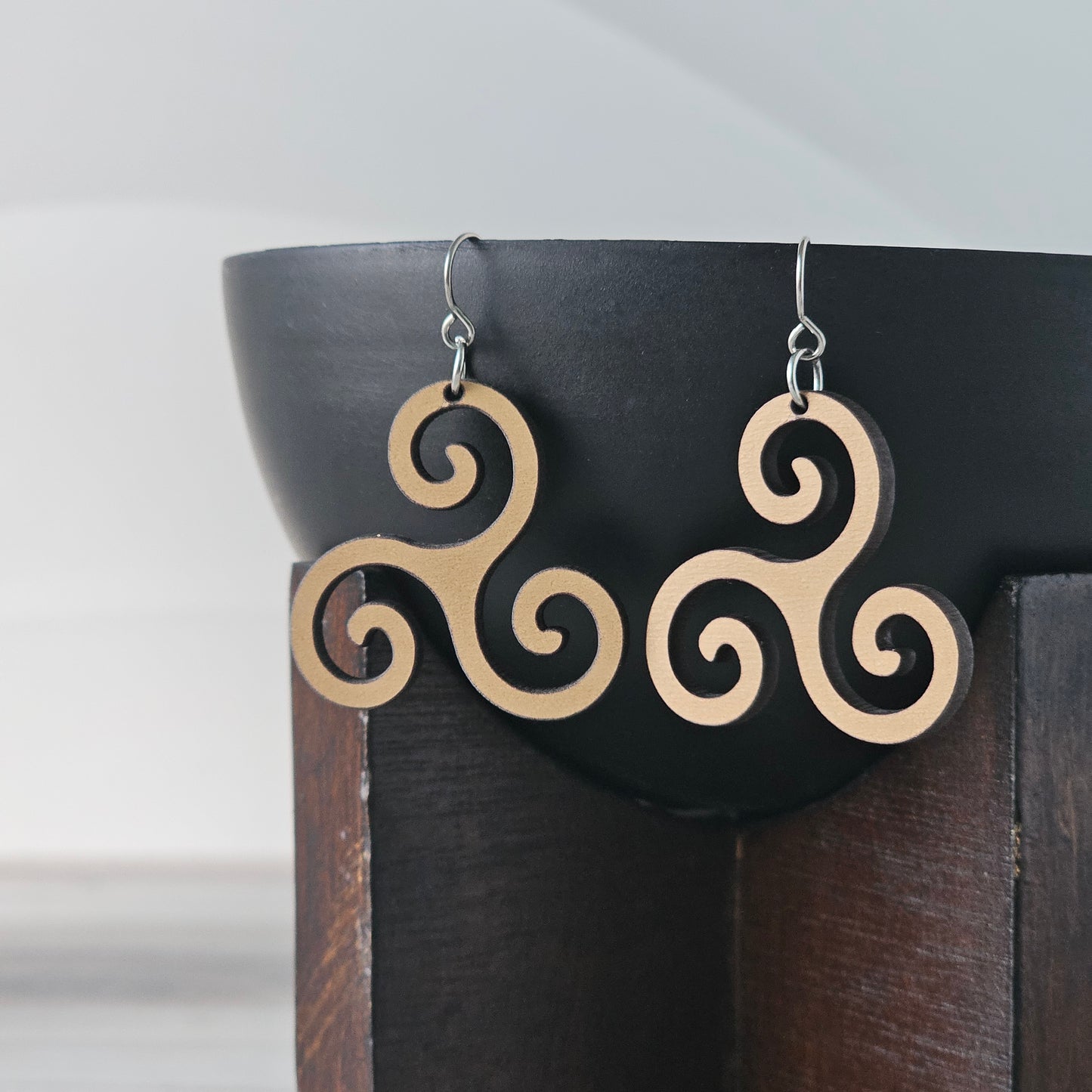 Triskelion Dangle Earrings