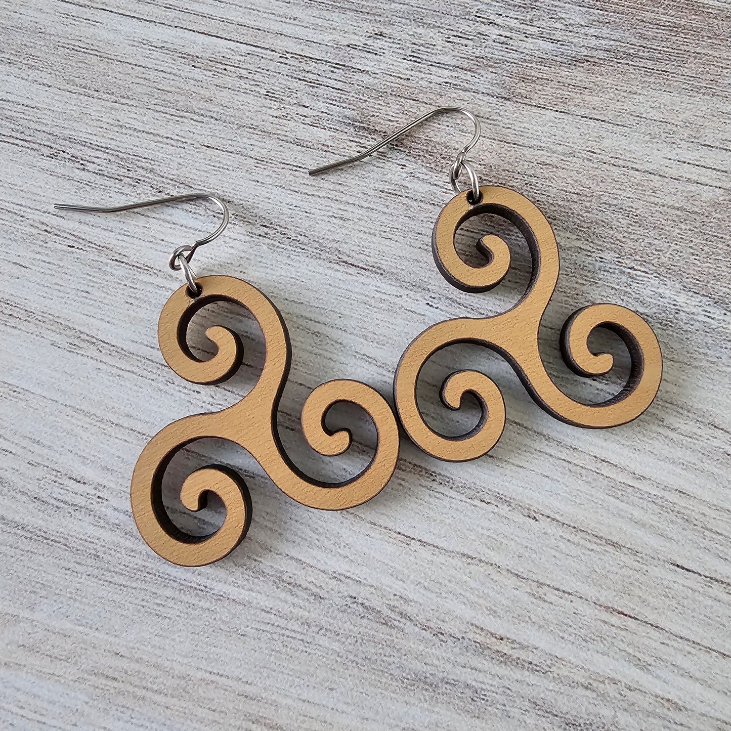 Triskelion Dangle Earrings