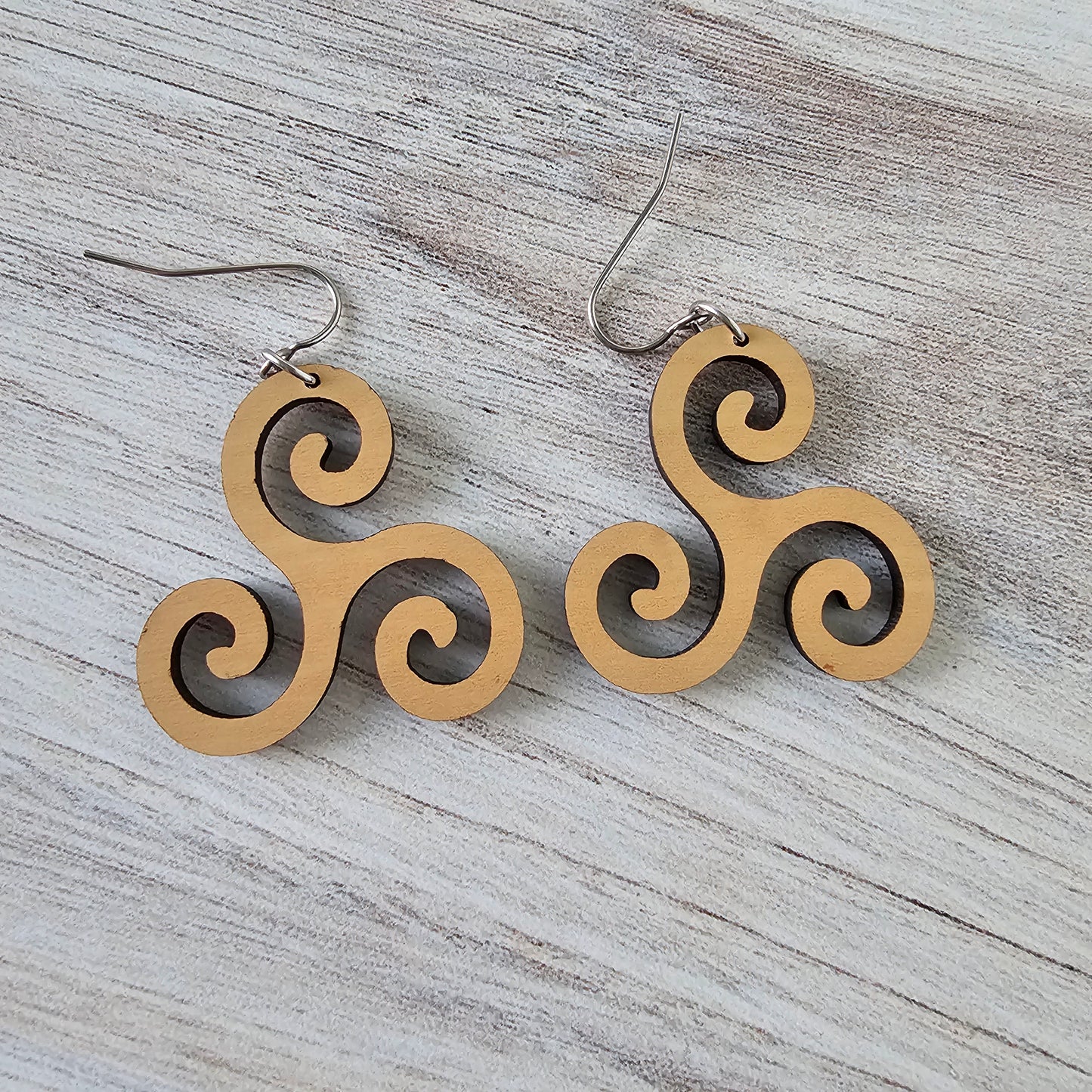 Triskelion Dangle Earrings