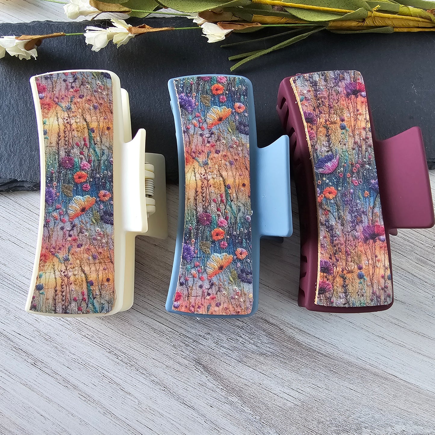 Ombre Floral Clip (Limited)