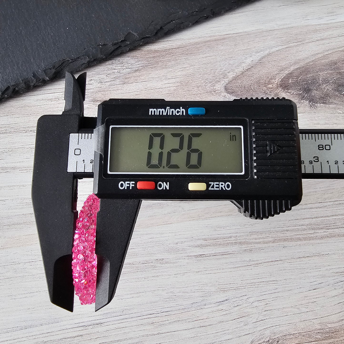 Hot Pink Chunky Glitter Hoops