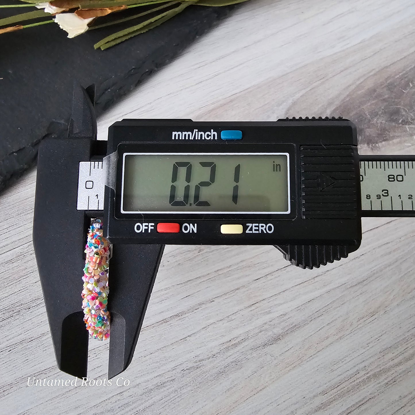 Confetti Cake Glitter Hoops