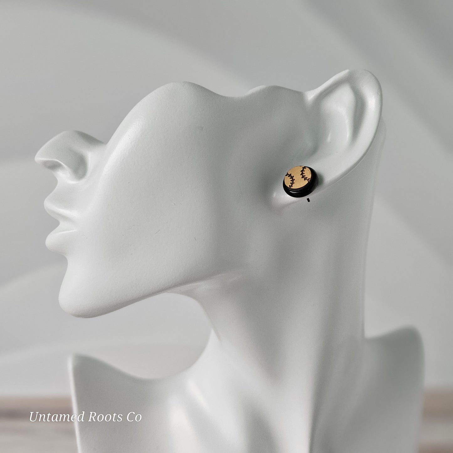 Baseball Stud Earrings