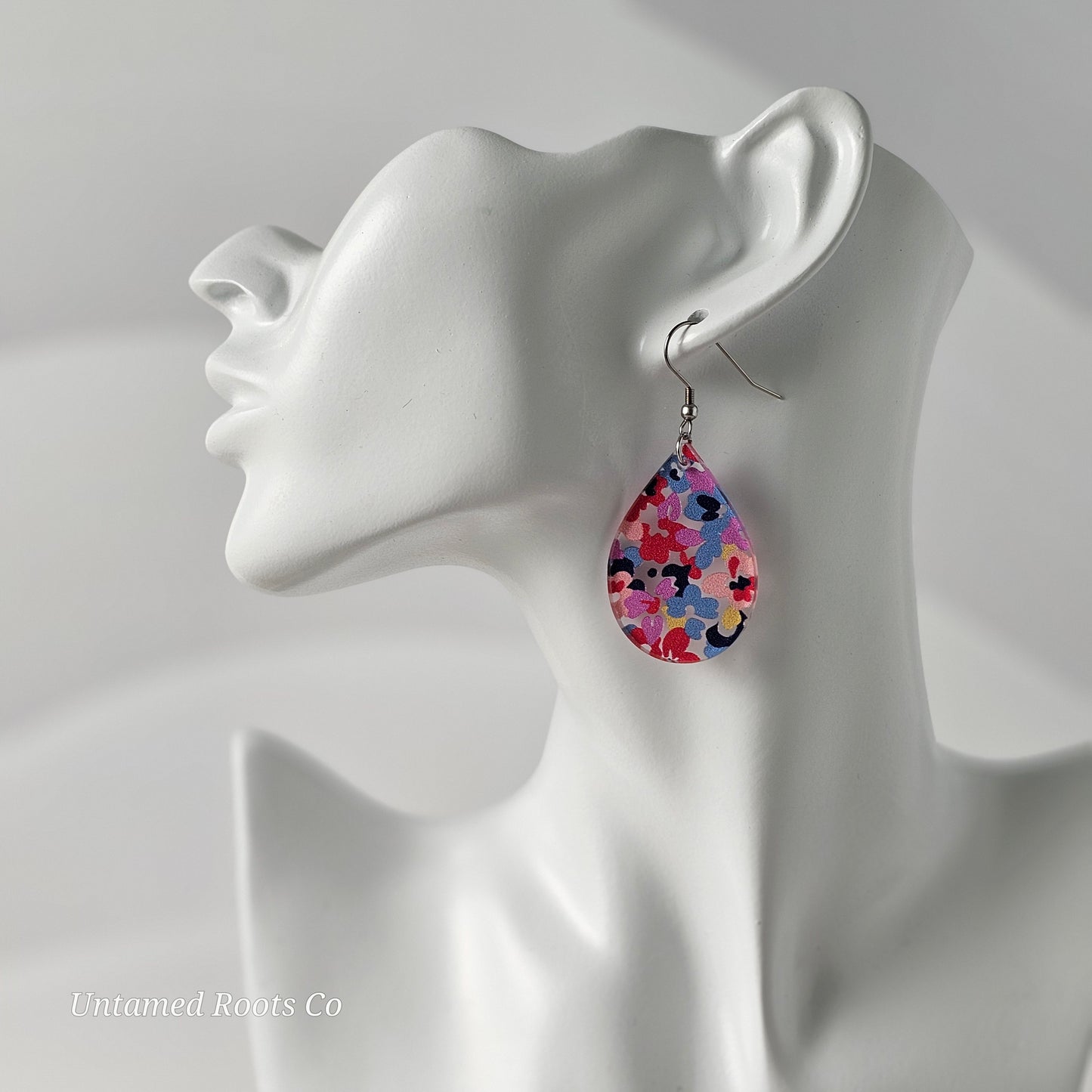 Abstract Floral Earrings (8 styles)