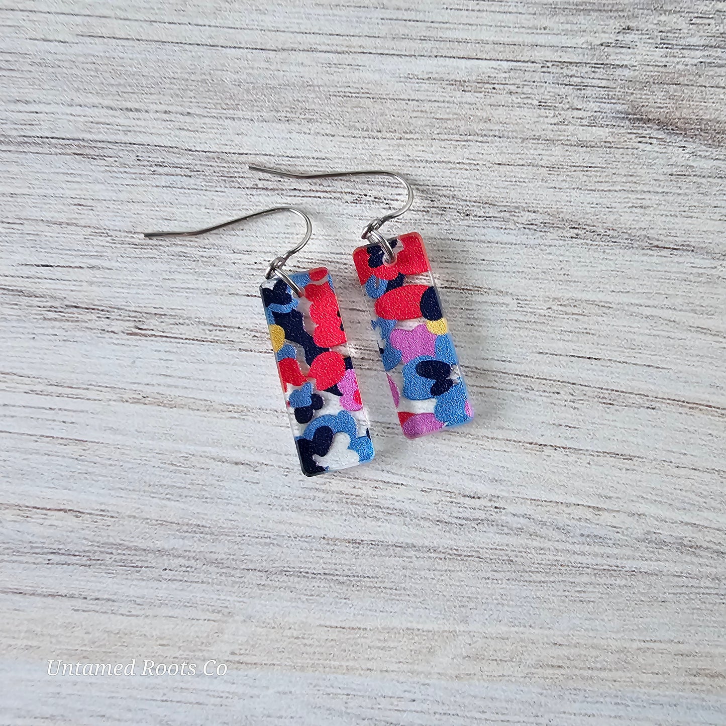 Abstract Floral Earrings (8 styles)