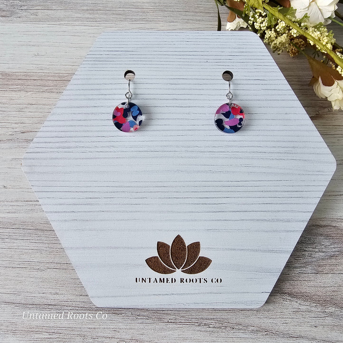 Abstract Floral Earrings (8 styles)