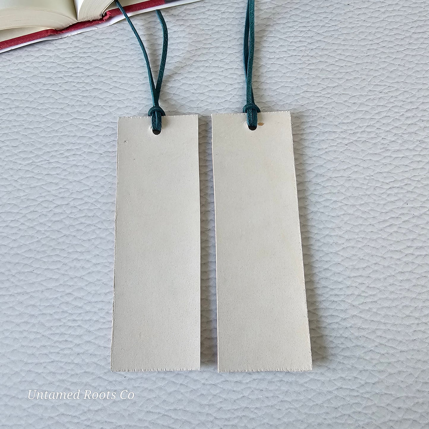 Highland Cow Leather Bookmark