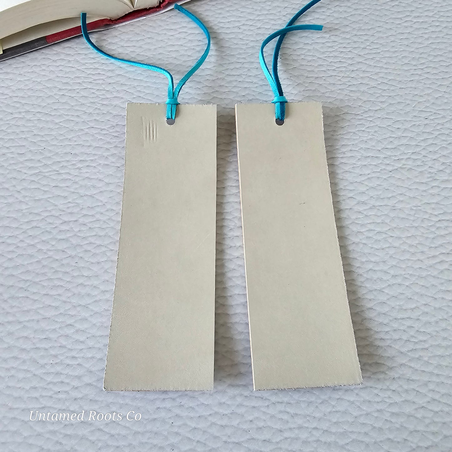 Rainbow Leopard Leather Bookmark