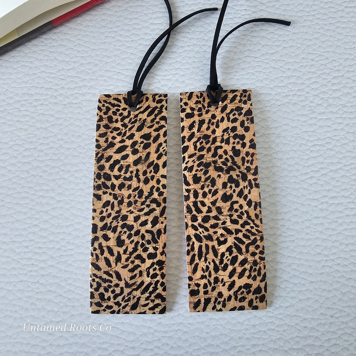 Leopard Leather Bookmark