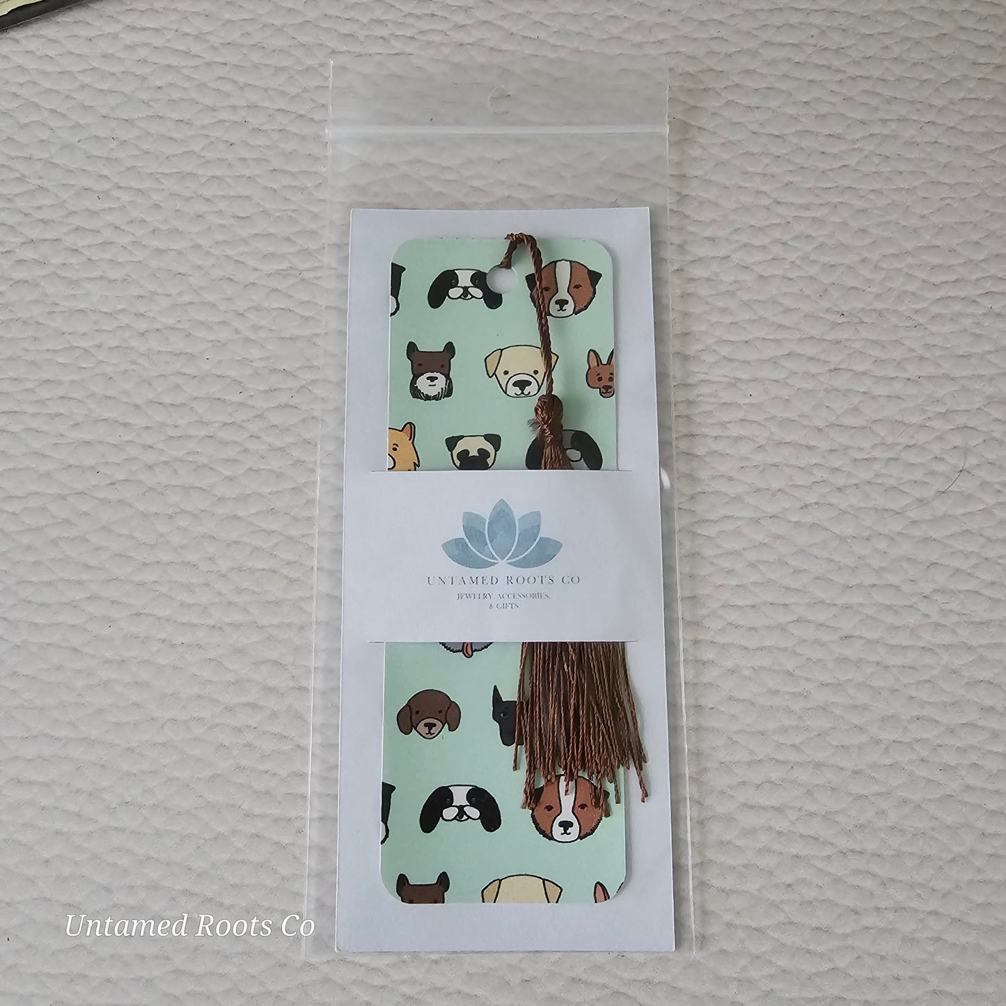 Dog Print Flexible Bookmark