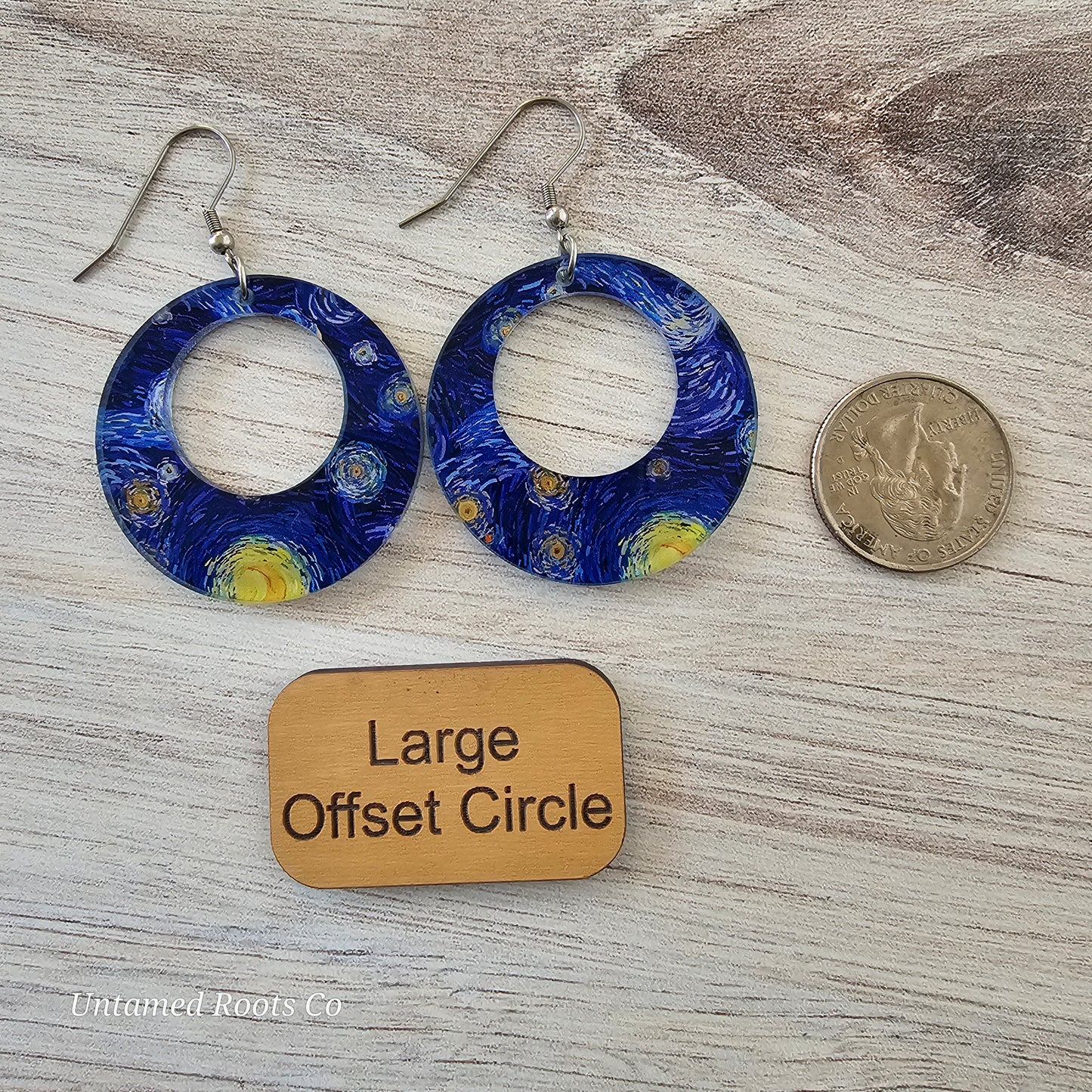 Starry Night Print Earrings (8 styles)