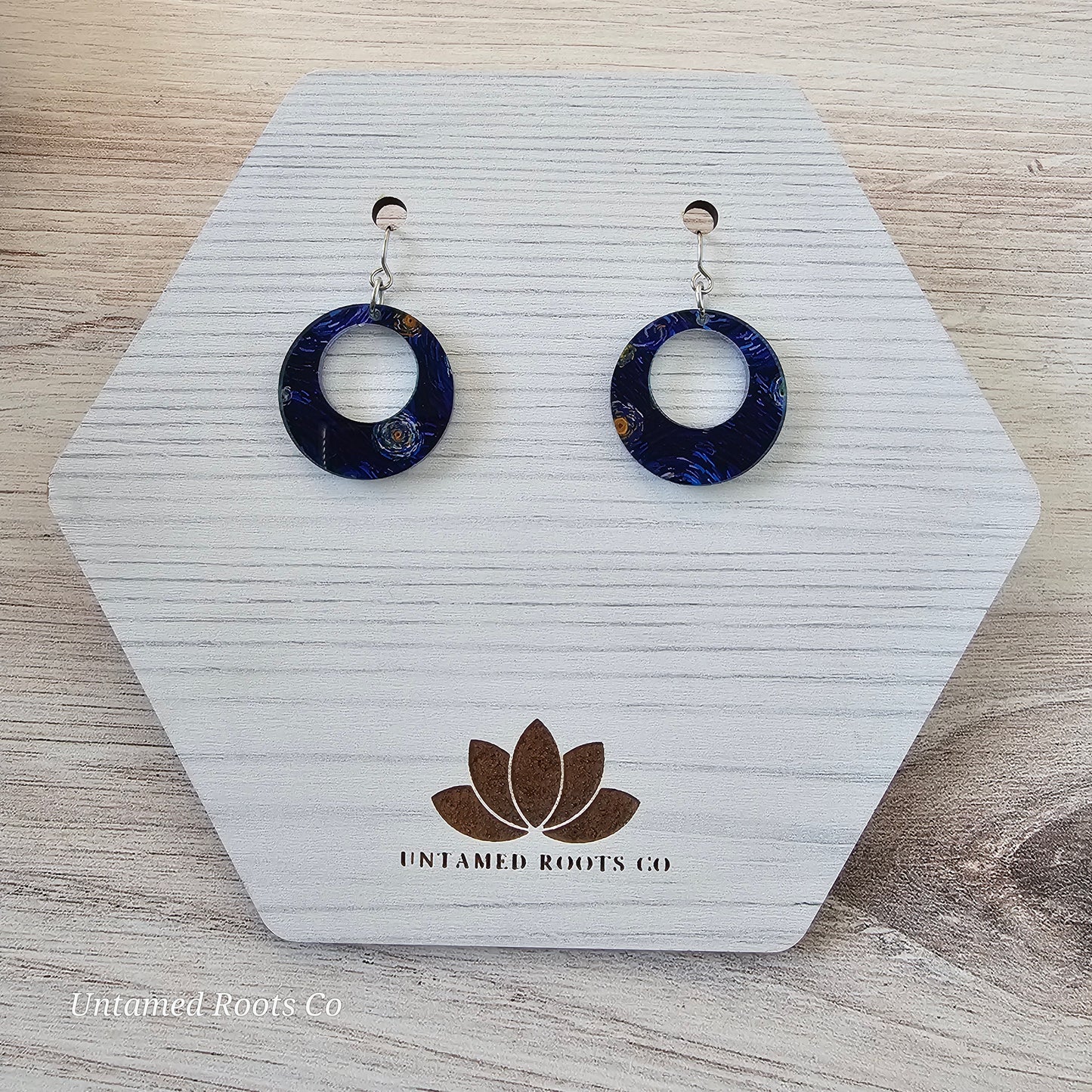 Starry Night Print Earrings (8 styles)