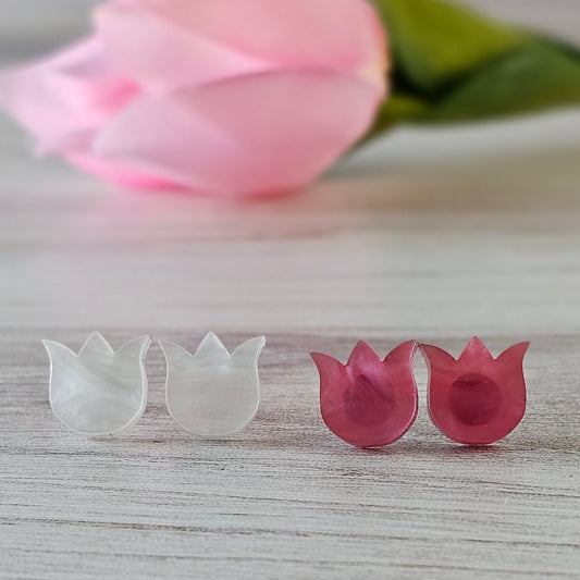 Tulip Stud Earrings
