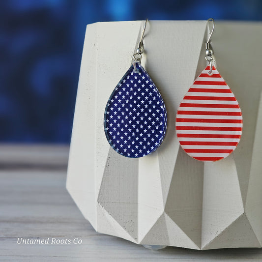 Stars & Stripes Earrings (8 styles)