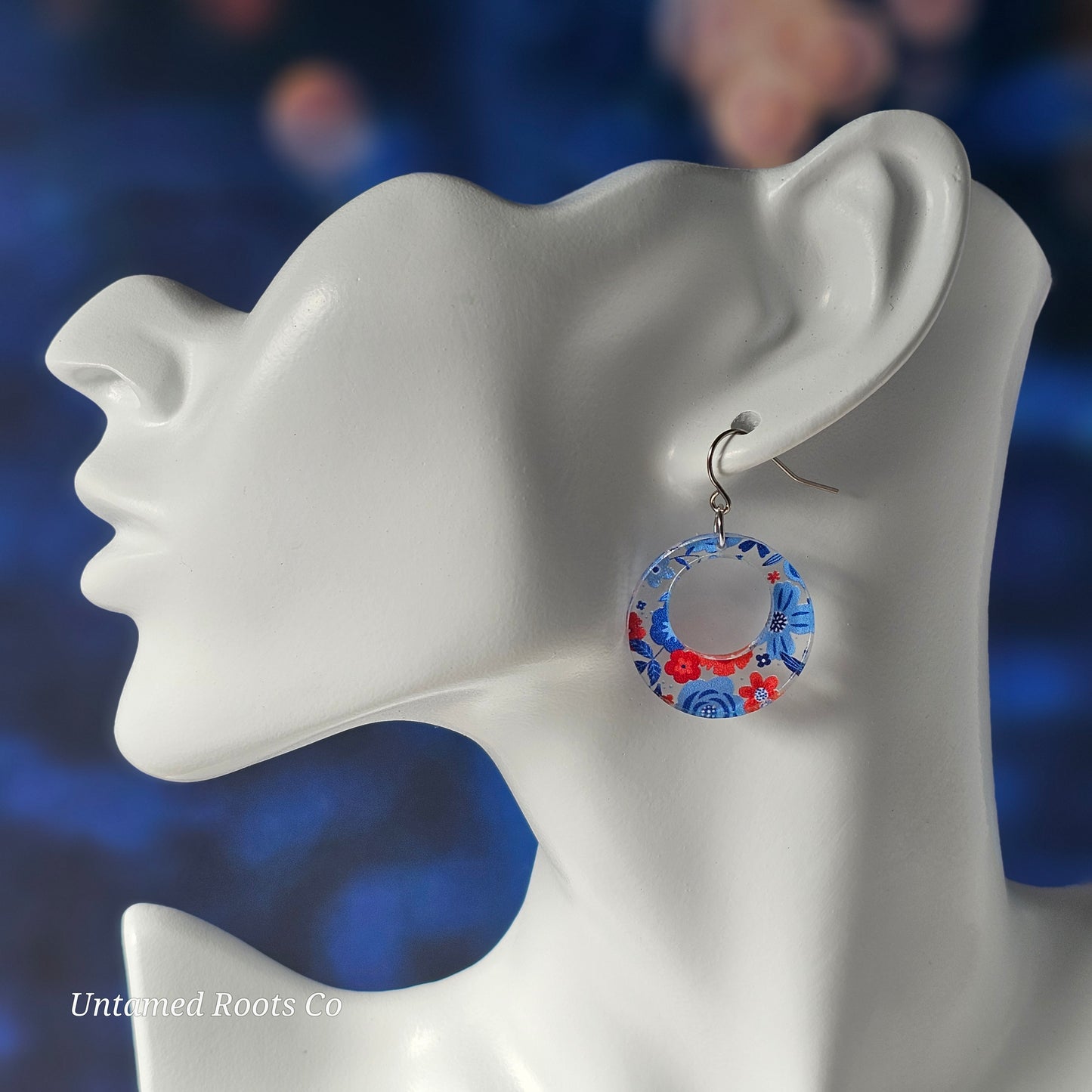 Patriotic Floral Earrings (8 styles)