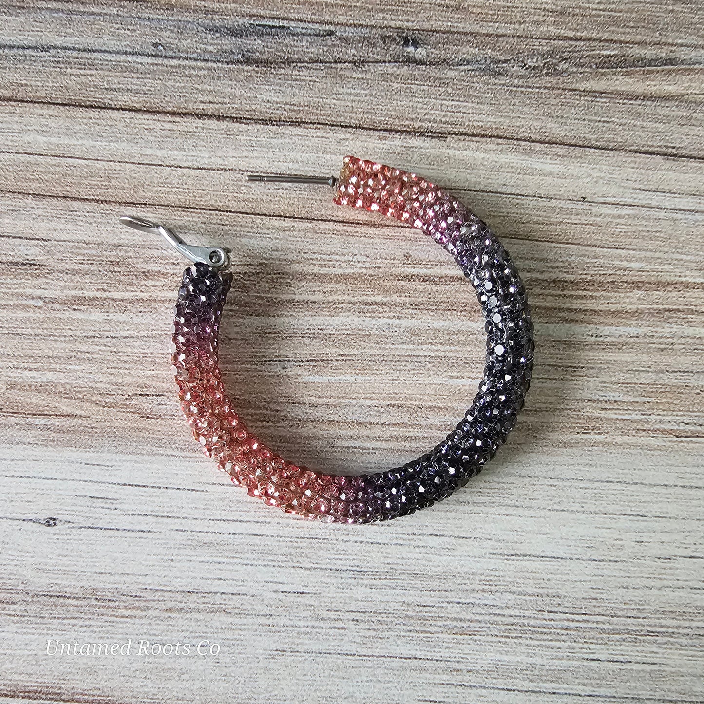 Halloween Rhinestone Hoops (2 sizes)