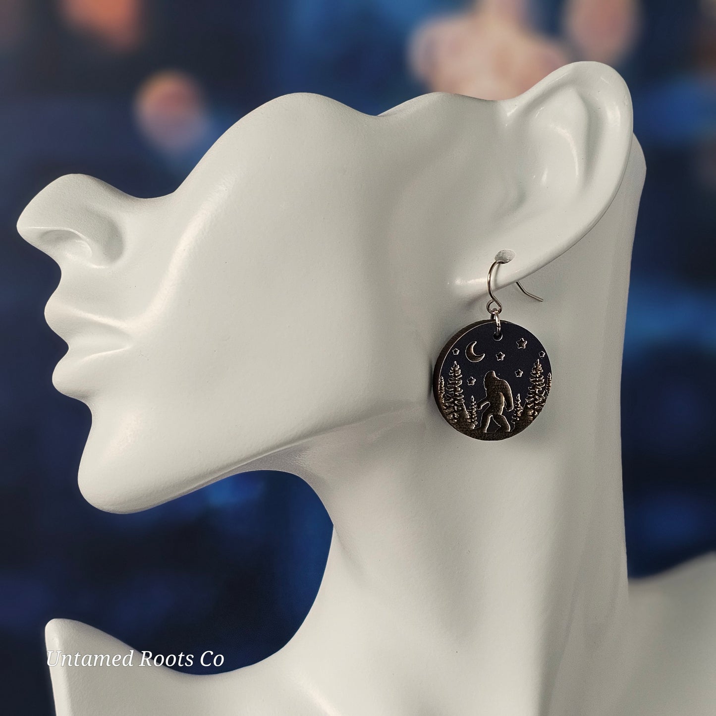 Bigfoot Earrings (Night)