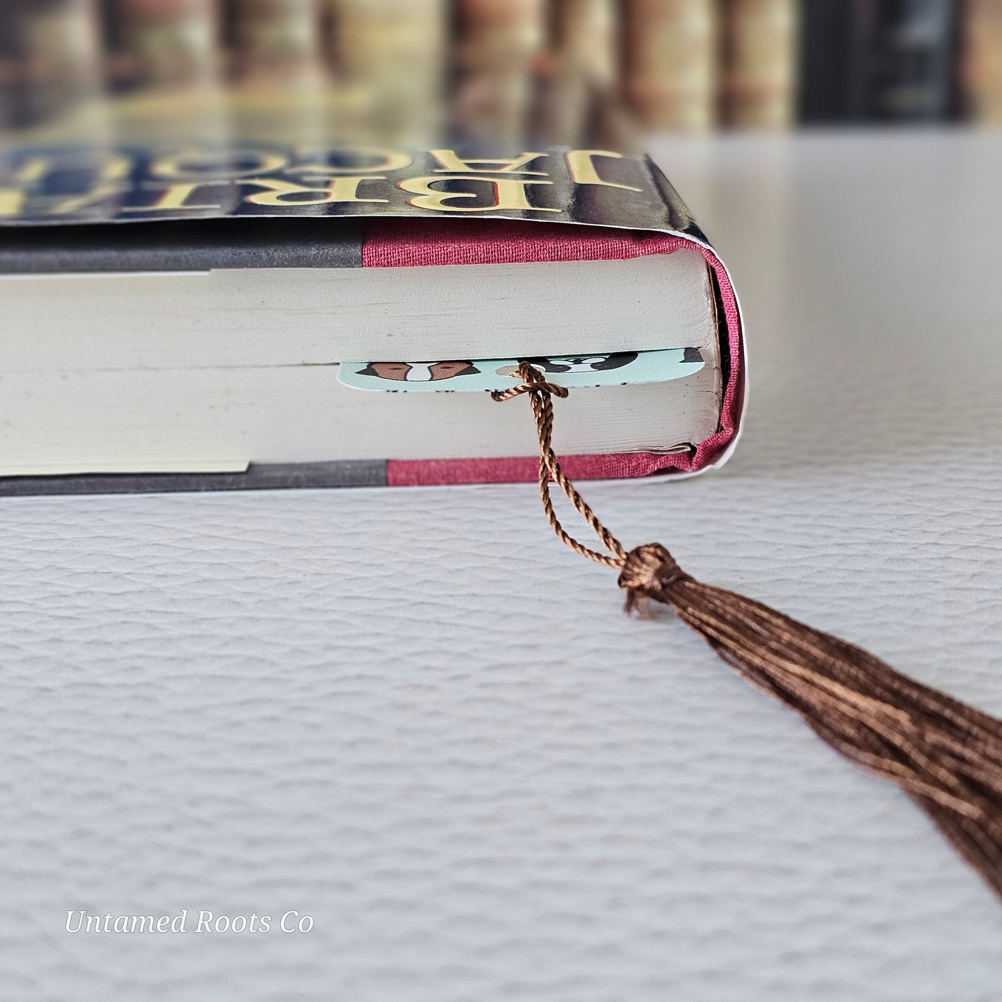 Dog Print Flexible Bookmark