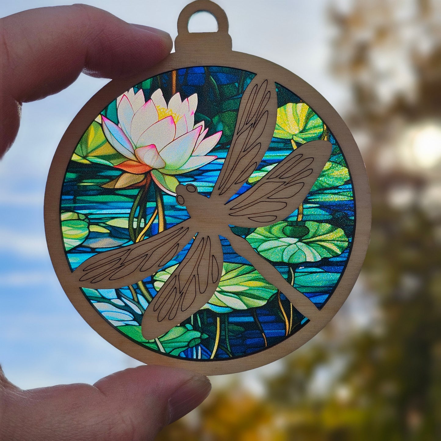 Dragonfly- Stained Glass Lily