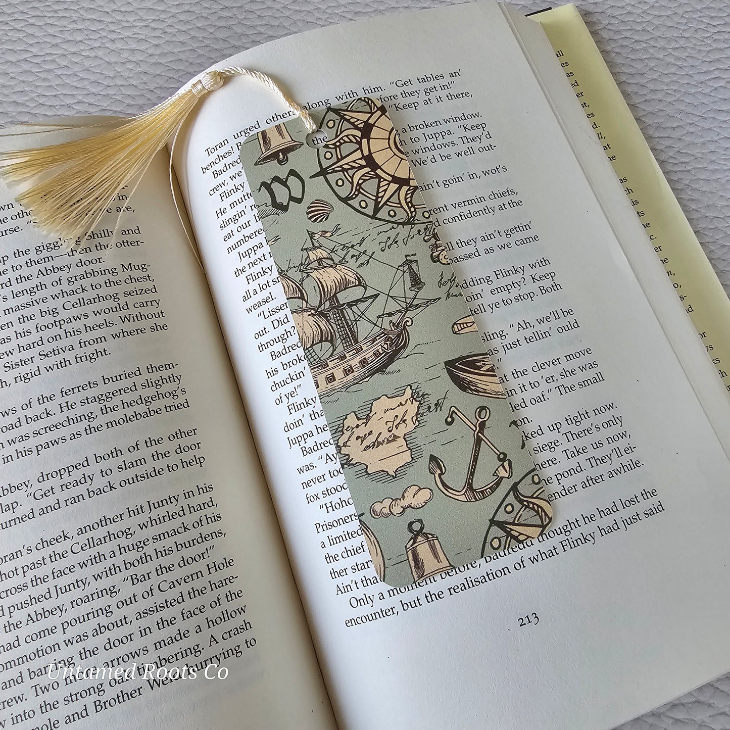 Old World Map Flexible Bookmark