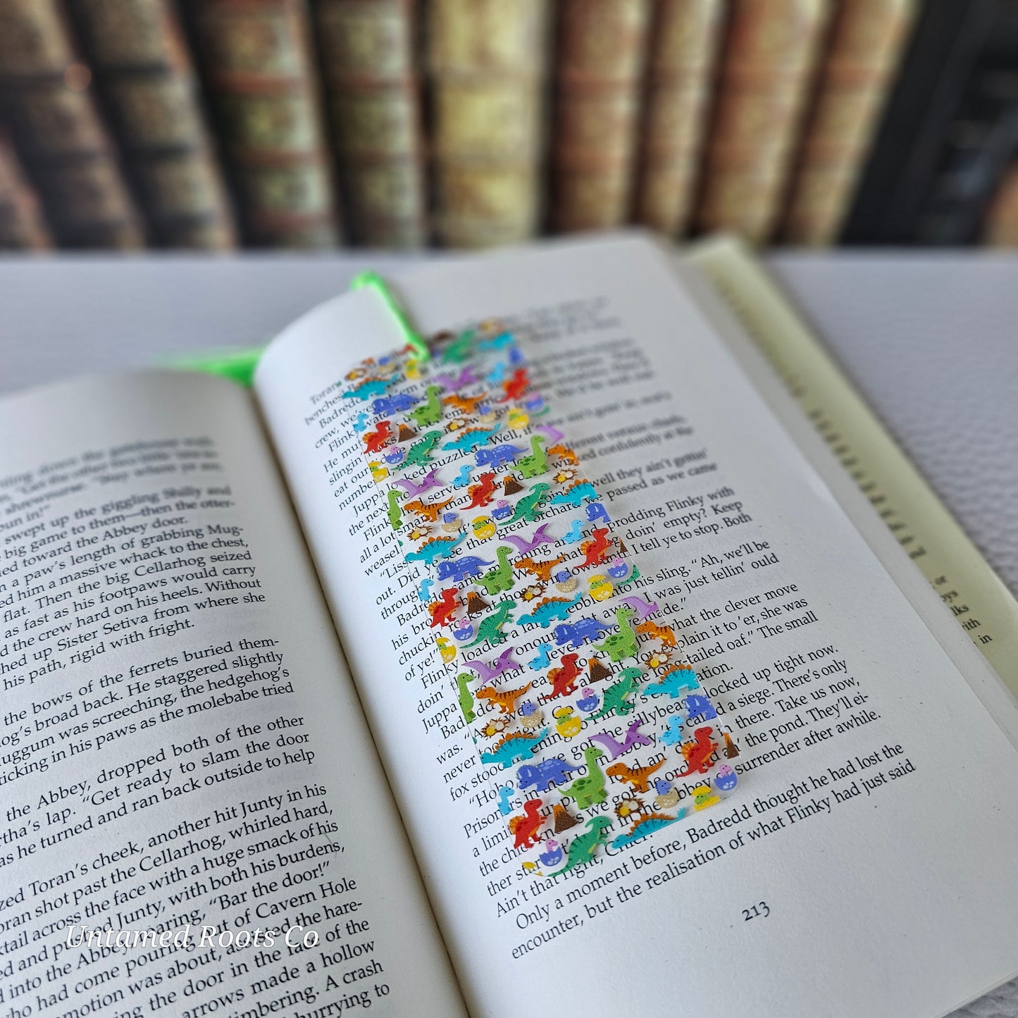 Dinosaur Flexible Bookmark