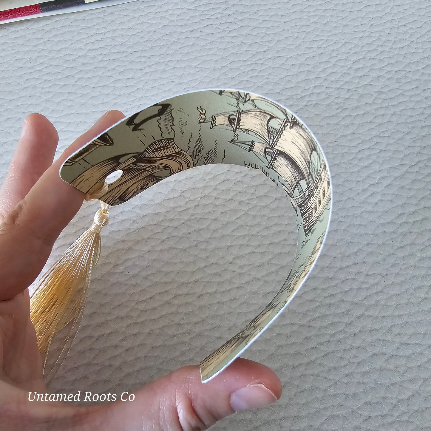 Old World Map Flexible Bookmark