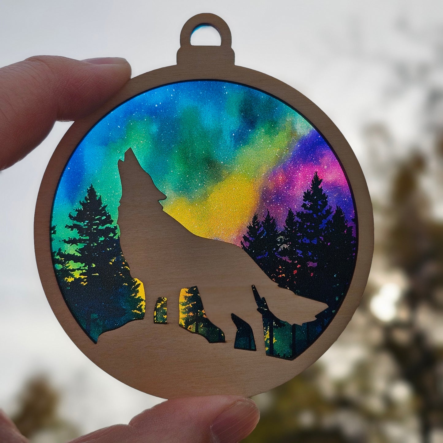 Wolf- Northern Lights