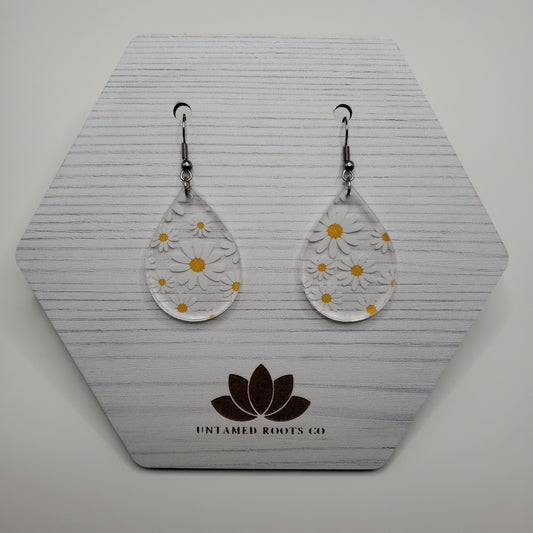 Daisy Print Earrings (8 styles)