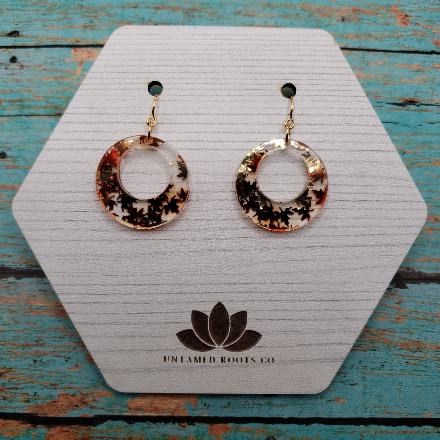 Golden Falling Leaf Earrings (8 styles)