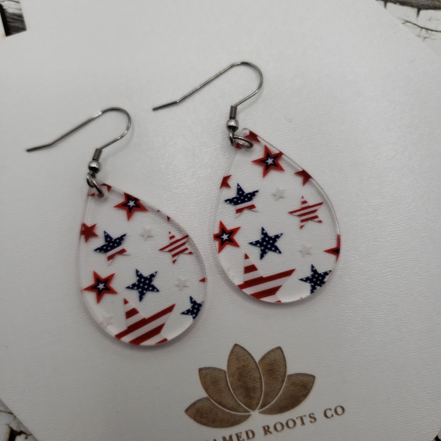 Patriotic Stars Earrings (8 styles)