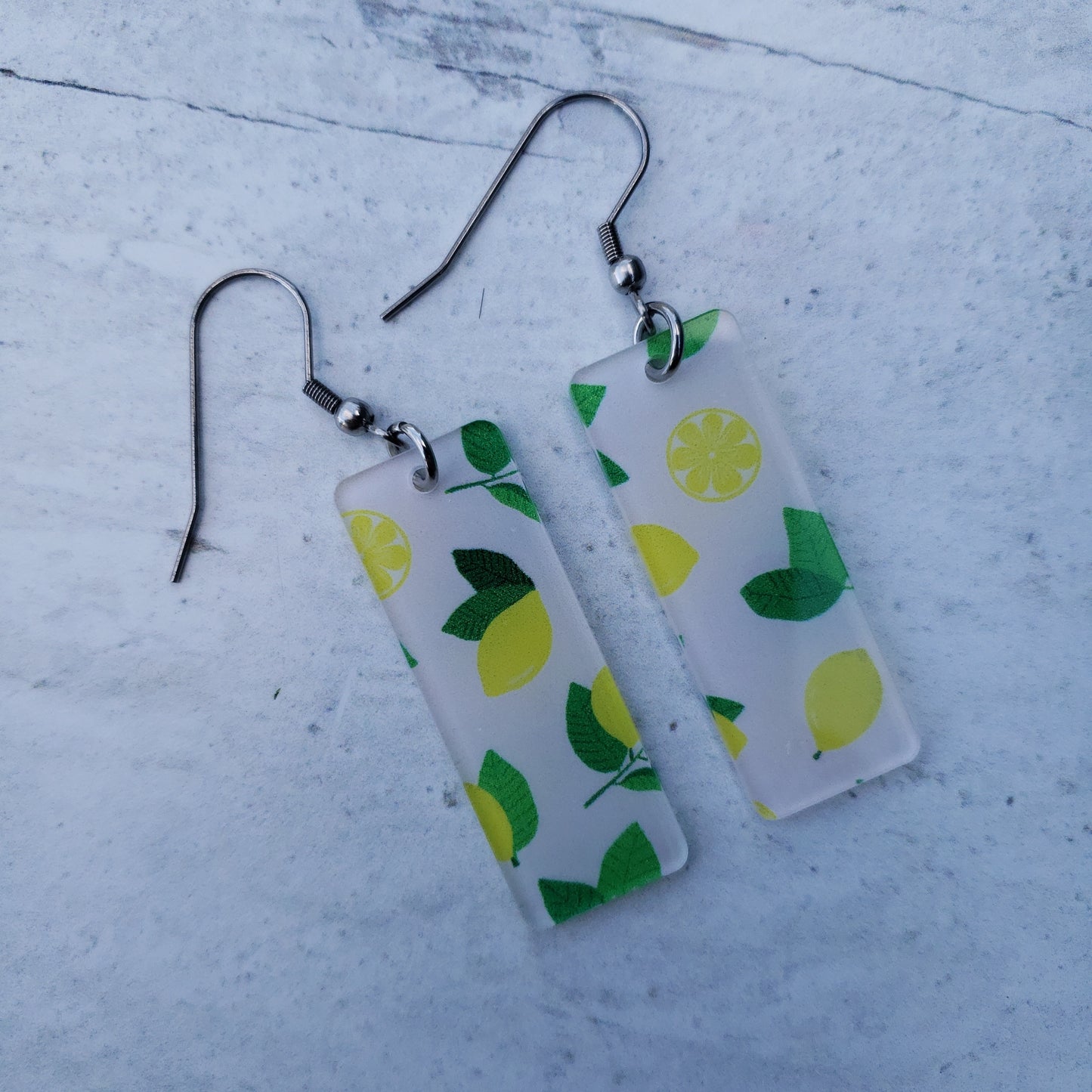Lemon Print Earrings (8 styles)