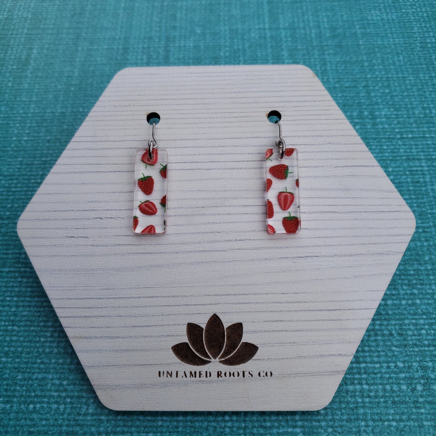 Strawberry Print Earrings (8 styles)