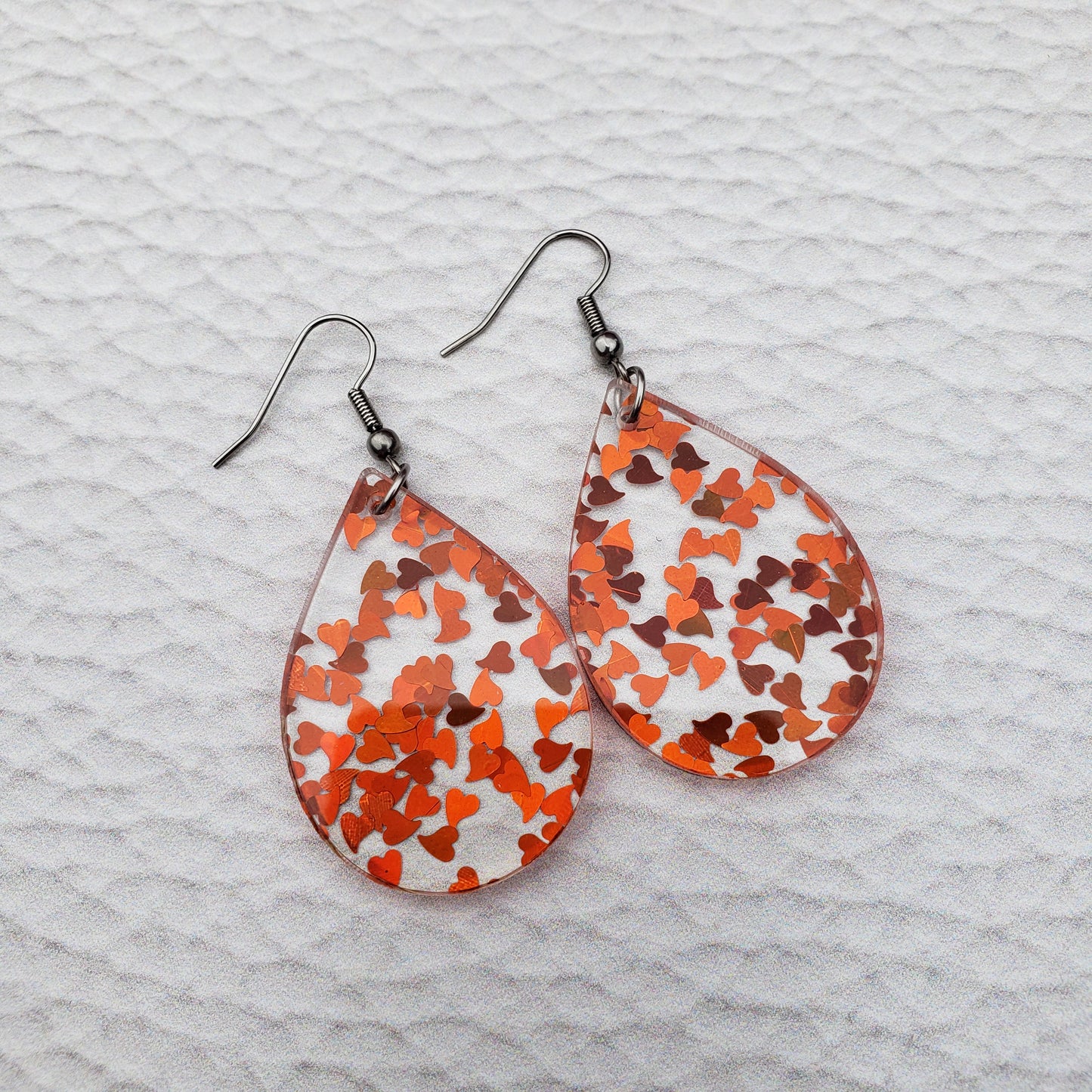 Confetti Hearts Holographic Earrings (8 styles)