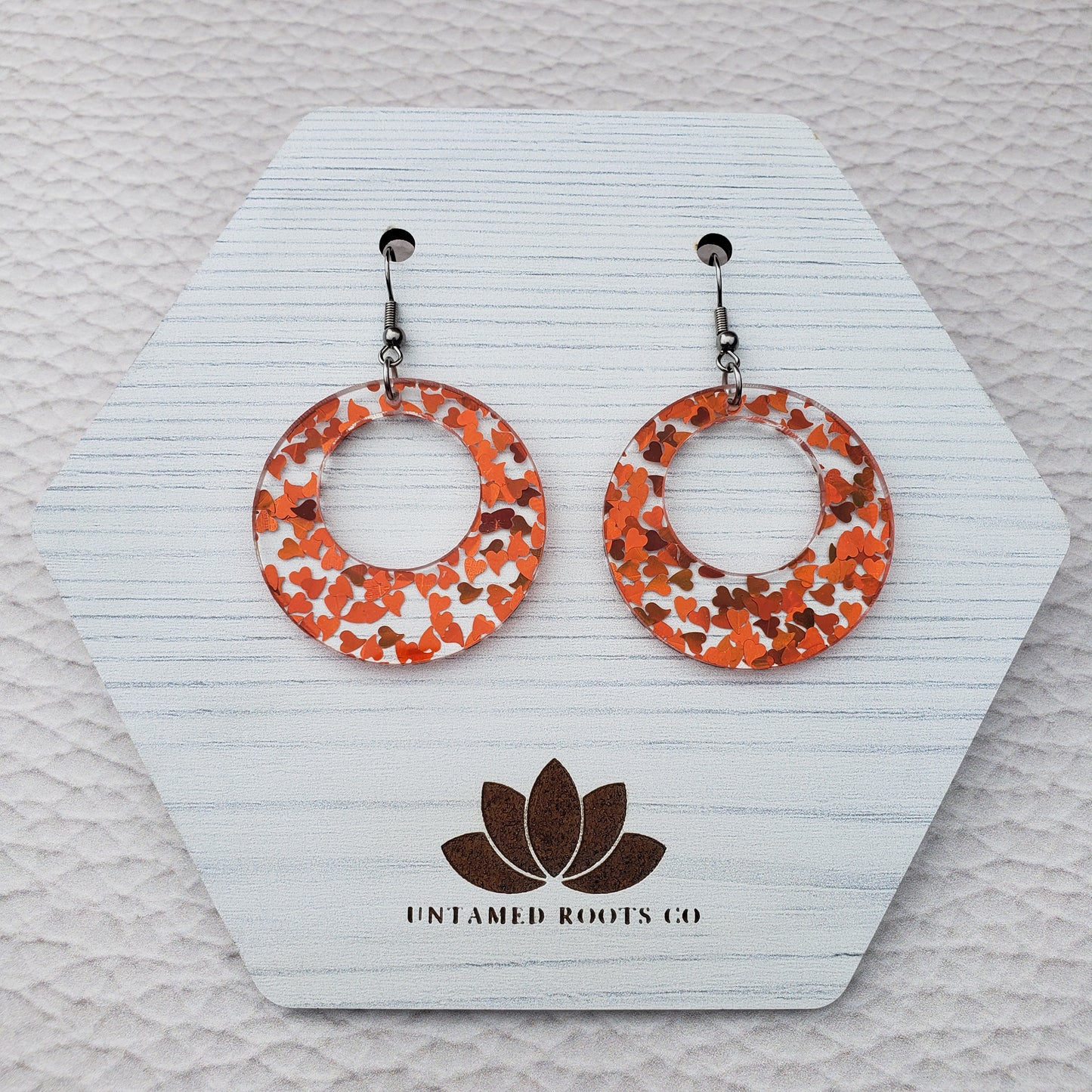 Confetti Hearts Holographic Earrings (8 styles)