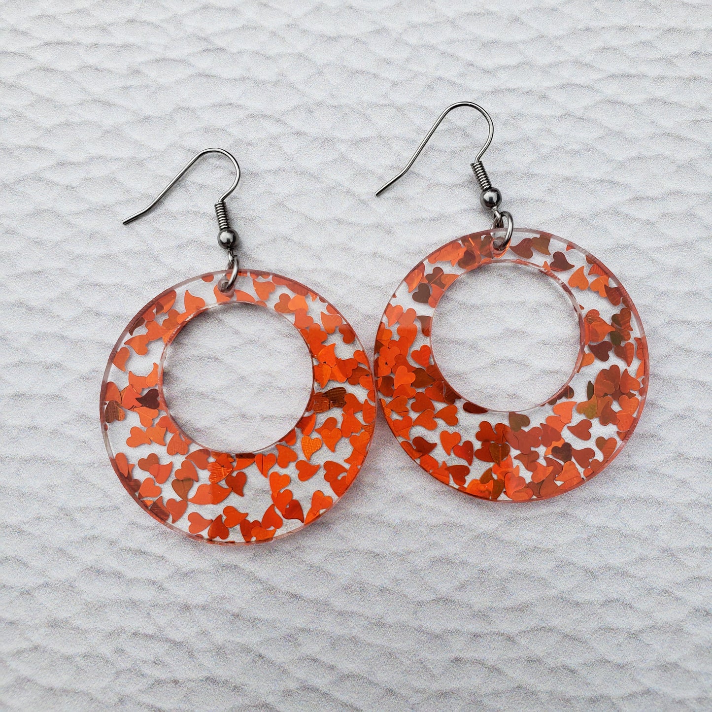 Confetti Hearts Holographic Earrings (8 styles)