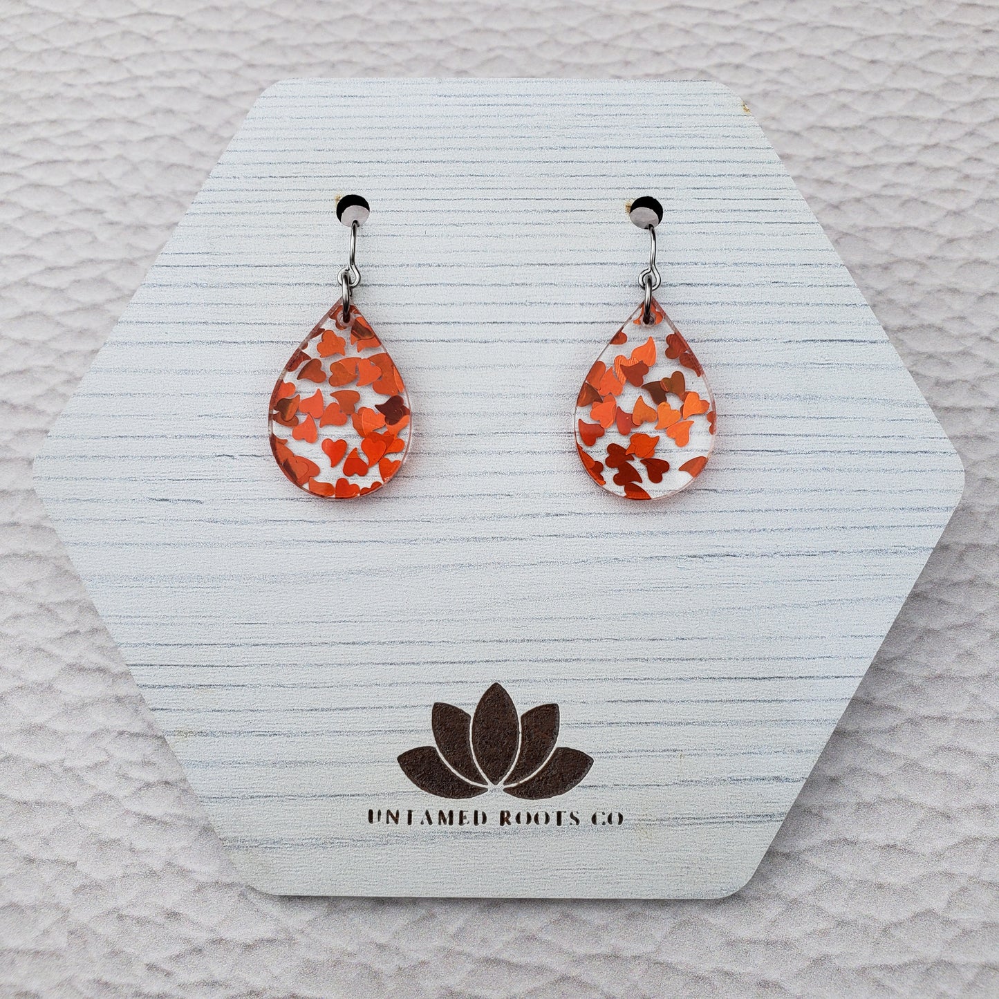 Confetti Hearts Holographic Earrings (8 styles)